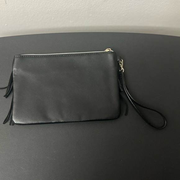 Victoria's Secret Black Fringe Clutch - Picture 3 of 4